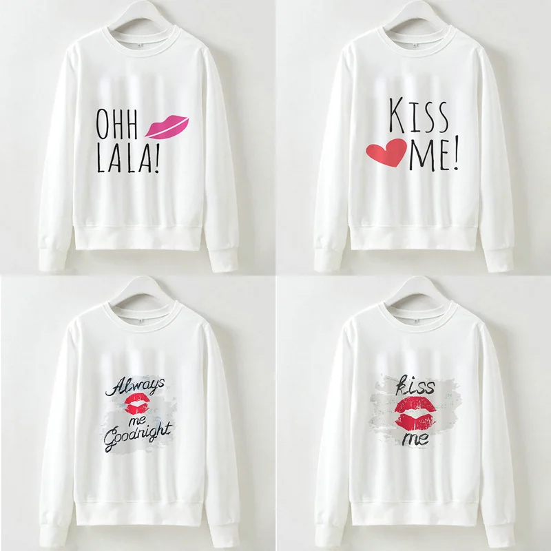 White 2019 Creative Printing Sweatshirts Hoodies Women Long Sleeve Tracksuit Female Knitted Sweater Casual Basic Pullovers Tops
White 2019 Creative Printing Sweatshirts Hoodies Women Long Sleeve Tracksuit Female Knitted Sweater Casual Basic Pullovers Tops