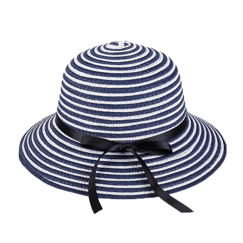 Summer New Style Fashion Sun-resistant Bow Stripes Straw Hat Simple Outdoor Simple Mixed Colors Weaving Topee Women's
Summer New Style Fashion Sun-resistant Bow Stripes Straw Hat Simple Outdoor Simple Mixed Colors Weaving Topee Women's