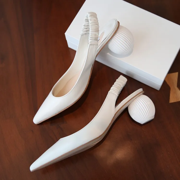 20 Spring And Summer Women's Pointed-Toe round with Elasticity Shoes for Four Seasons Closed-toe Genuine Leather Semi-high Heele
20 Spring And Summer Women's Pointed-Toe round with Elasticity Shoes for Four Seasons Closed-toe Genuine Leather Semi-high Heele