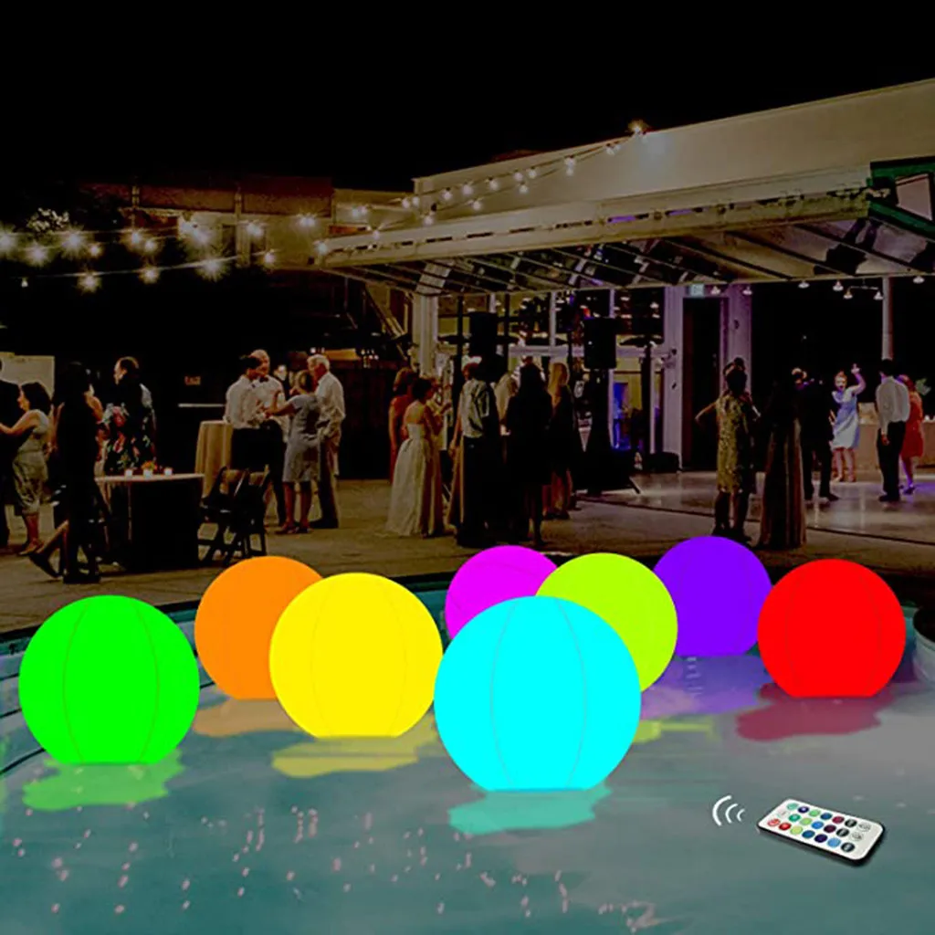 13 Colors LED Light Ball Inflatable Growing Ball Remote Control Colorful Flash Beach Ball For Swimming Pool Party Decoration
13 Colors LED Light Ball Inflatable Growing Ball Remote Control Colorful Flash Beach Ball For Swimming Pool Party Decoration
