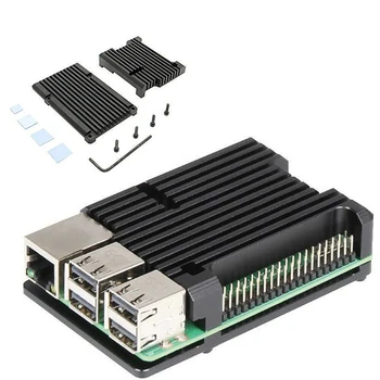 Ultra-thin Aluminum Alloy Radiator Protection Case For Raspberry Pi 3B+/3B Replacement 87*56*25mm L-shaped Wrench Without Fan
Ultra-thin Aluminum Alloy Radiator Protection Case For Raspberry Pi 3B+/3B Replacement 87*56*25mm L-shaped Wrench Without Fan