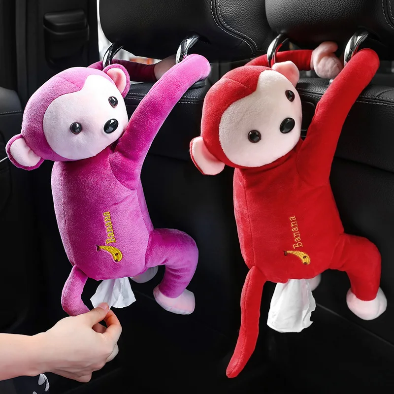 Hanging Monkey Tissue Holder Box Multi-Function Boxes Cover Creative Cartoon Paper Napkin Tissue Tool With Tissues
Hanging Monkey Tissue Holder Box Multi-Function Boxes Cover Creative Cartoon Paper Napkin Tissue Tool With Tissues
