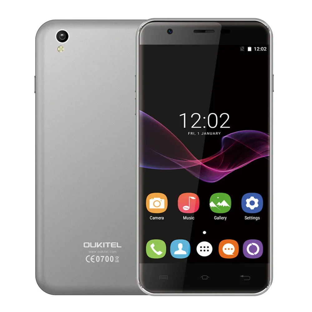 Оригинальный Oukitel U7 Max мобильный телефон 3G WCDMA 5 "Android 6 0 MTK6580A 4 ядра 1 ГБ 8 2500 мА/ч