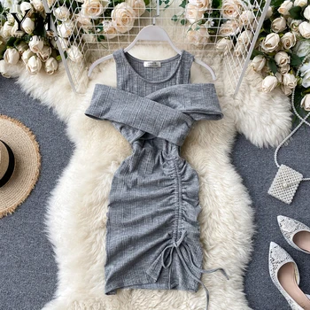YuooMuoo Brand Design Hollow Out Shoulder Cross Bodycon Dress Women Sexy Drawstring Mini Dress Sheath Summer Short Party Dress
YuooMuoo Brand Design Hollow Out Shoulder Cross Bodycon Dress Women Sexy Drawstring Mini Dress Sheath Summer Short Party Dress