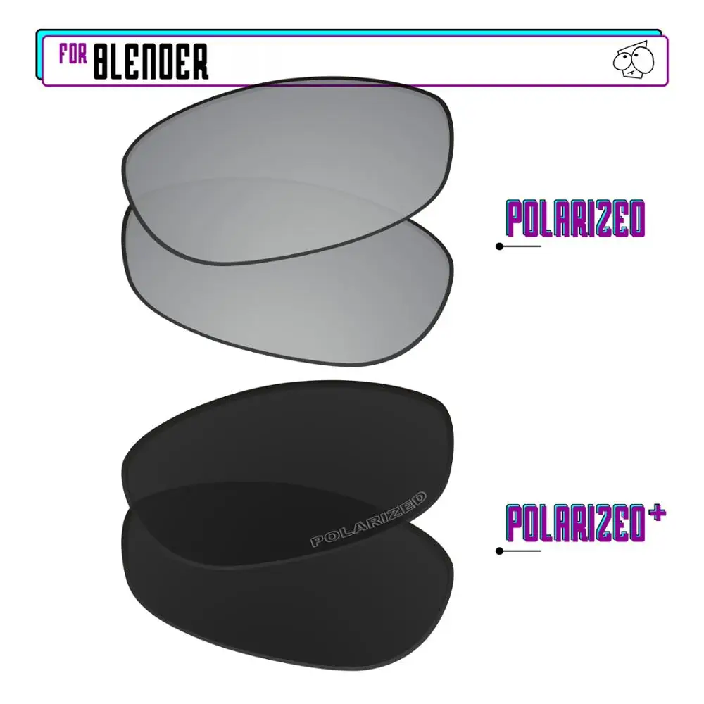EZReplace Polarized Replacement Lenses for - Oakley Blender Sunglasses - BlackP Plus-Silver P
EZReplace Polarized Replacement Lenses for - Oakley Blender Sunglasses - BlackP Plus-Silver P