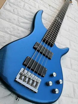 Custom K5 Electric Bass 5 strings Sapphire blue color Rosewood fingerboard HH Pickups Chrome Hardwares.Paypal available!Bs-6
Custom K5 Electric Bass 5 strings Sapphire blue color Rosewood fingerboard HH Pickups Chrome Hardwares.Paypal available!Bs-6