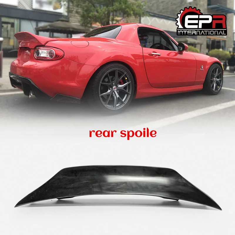 Только жесткий верхний спойлер для Mazda MX5 NC NCEC Roadster Miata EPA стиль стекловолокно
