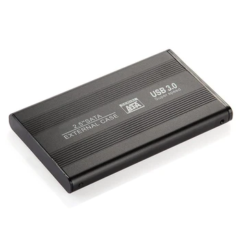 2.5" External Enclosure Protective USB3.0/SATA HDD Hard Drive Hard Disk for PC Black
2.5" External Enclosure Protective USB3.0/SATA HDD Hard Drive Hard Disk for PC Black