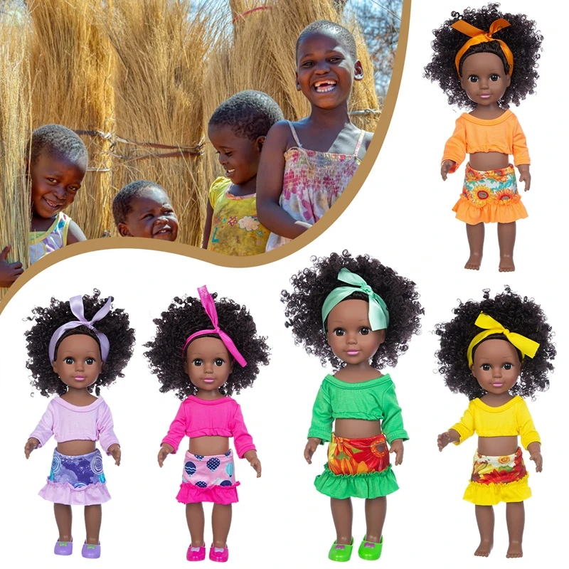 2020 New 14 inch 35cm Bebe reborn silicone african Explosion head black thin girl doll popular children's toy
2020 New 14 inch 35cm Bebe reborn silicone african Explosion head black thin girl doll popular children's toy