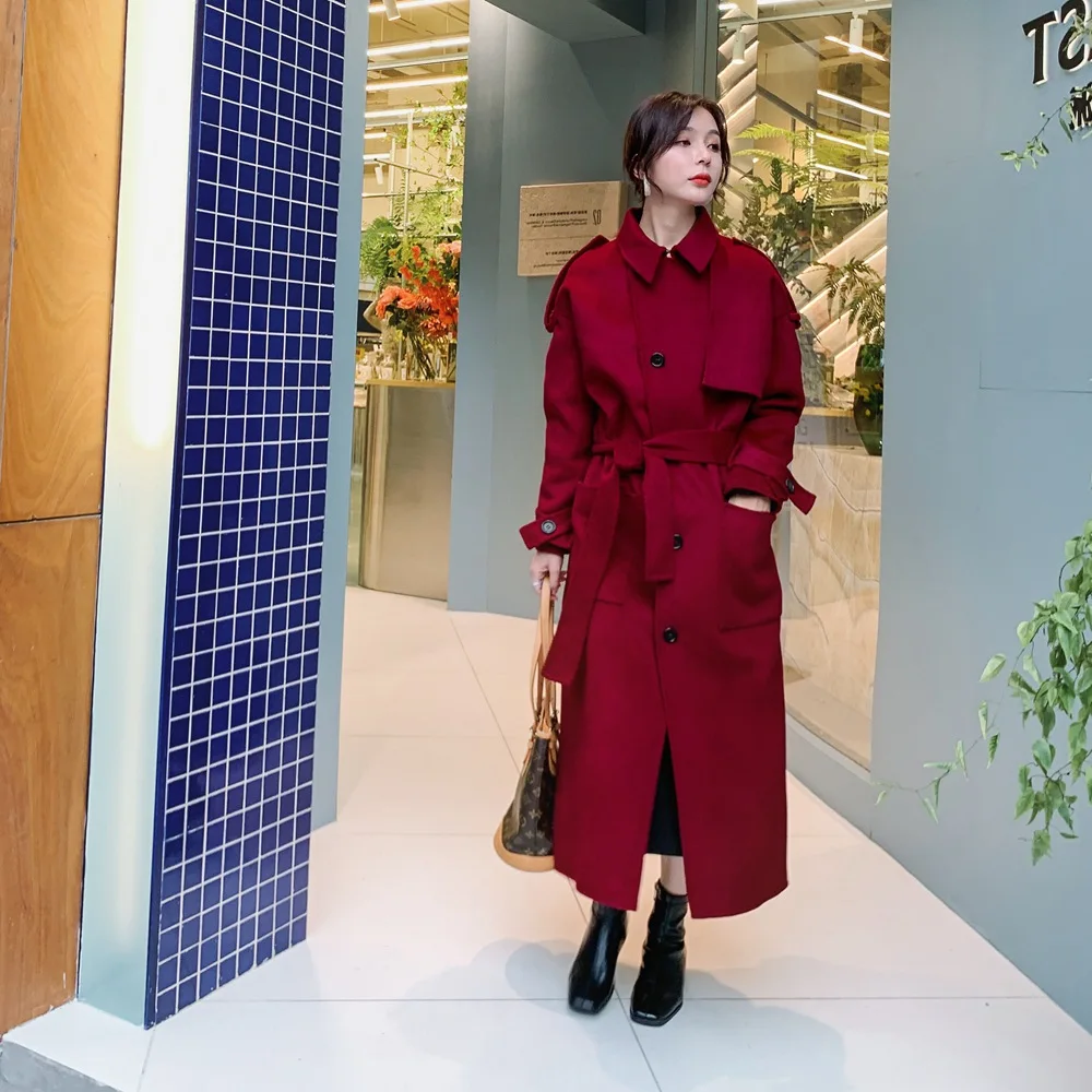 Photo Shoot French Hepburn Wind Woolen Jacket Women's 2019 Winter New Style Retro England Large Pocket Waist Hugging Duffle Coat
Photo Shoot French Hepburn Wind Woolen Jacket Women's 2019 Winter New Style Retro England Large Pocket Waist Hugging Duffle Coat