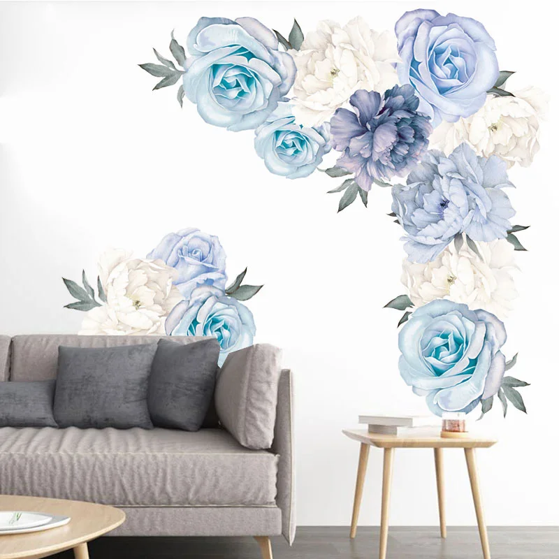 2pcs/Set 30x60cm Attachment Blue Individual Peony Flowers Wall Sticker Vinyl Decal DIY Room Art Murals Home Decorations
2pcs/Set 30x60cm Attachment Blue Individual Peony Flowers Wall Sticker Vinyl Decal DIY Room Art Murals Home Decorations
