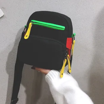 20#Women Canvas Bag Style Harajuku Style Contrast Color Small Bag Korean Style Fashionable Casual Messenger Shoulder Bags 
20#Women Canvas Bag Style Harajuku Style Contrast Color Small Bag Korean Style Fashionable Casual Messenger Shoulder Bags