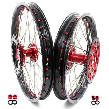 KKE 21/19 MX Complete Wheels Rims Set For SUZUKI RMZ250 2007-2020 RMZ450 2005 Red Nipple Front 250MM Disc
KKE 21/19 MX Complete Wheels Rims Set For SUZUKI RMZ250 2007-2020 RMZ450 2005 Red Nipple Front 250MM Disc
