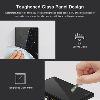 SONOFF T3US1C-TX 1/2/3 Gang RF Remote Controlled Wifi Switch Border Compatible with Alexa Google Home US Standard
SONOFF T3US1C-TX 1/2/3 Gang RF Remote Controlled Wifi Switch Border Compatible with Alexa Google Home US Standard