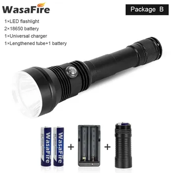 XHP70 18650 Tactical Led Underwater Flashlight 5 Modes Scuba Torch High Power 6800lm Dive Lanterna Hunting Light with Charger
XHP70 18650 Tactical Led Underwater Flashlight 5 Modes Scuba Torch High Power 6800lm Dive Lanterna Hunting Light with Charger