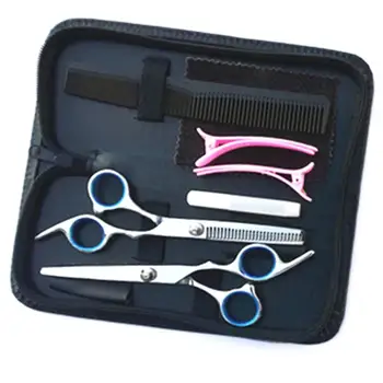 8PC Hair Scissors Cutting Shears Salon Professional Barber Hair Cutting Thinning Hairdressing Set Styling Tool Hairdressing Comb 
8PC Hair Scissors Cutting Shears Salon Professional Barber Hair Cutting Thinning Hairdressing Set Styling Tool Hairdressing Comb