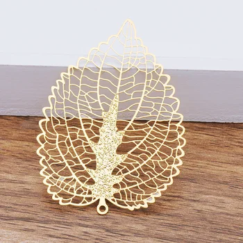 200pcs 56*41mm Gold Silver Color Filigree Brass Metal Leaf Pendant Charms Bookmarks DIY Jewelry Making Accessories Wholesale
200pcs 56*41mm Gold Silver Color Filigree Brass Metal Leaf Pendant Charms Bookmarks DIY Jewelry Making Accessories Wholesale