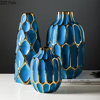 MODERN CERAMIC VASE HOME DECORATION LIVING ROOM WINE CABINET FLOWER ARRANGEMENT CREATIVE LUXURY GOLD DESCRIPTION HYDROPONIC VASE
MODERN CERAMIC VASE HOME DECORATION LIVING ROOM WINE CABINET FLOWER ARRANGEMENT CREATIVE LUXURY GOLD DESCRIPTION HYDROPONIC VASE