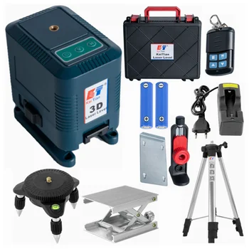 KaiTian 3D Laser Level Tripod 12Lines Self-Leveling 360 Horizontal&Vertical Remote Control Super Powerful Green Laser Line Level
KaiTian 3D Laser Level Tripod 12Lines Self-Leveling 360 Horizontal&Vertical Remote Control Super Powerful Green Laser Line Level