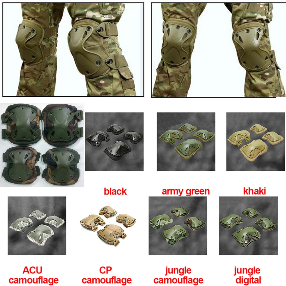 Hot !!! Military Protective Gear Knee Pads & Elbow Pads Protector Army Tactical Paintball Airsoft Knee Brace Sleeves Breathable
Hot !!! Military Protective Gear Knee Pads & Elbow Pads Protector Army Tactical Paintball Airsoft Knee Brace Sleeves Breathable