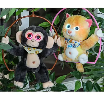 Robot Monkey Toys Sound Control Cat Electronic Plush Pet Interactive Talking Animals With Light Electric Funny Toy For Children
Robot Monkey Toys Sound Control Cat Electronic Plush Pet Interactive Talking Animals With Light Electric Funny Toy For Children