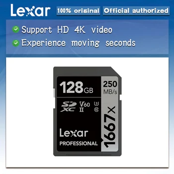 

Original Lexar 32GB SD Card 1000x 150MB/s 128GB Memory Card 16GB 64GB Carte SD Class10 cartao de memoria UHS-II U3 SDHC SDXC