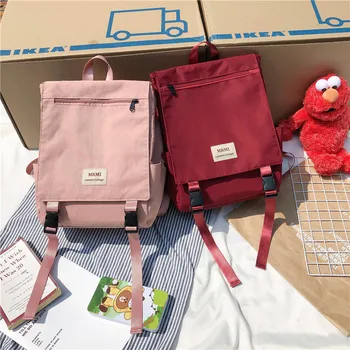 2020 New Fashion Student Backpack Wild College Style Flip Cover Nylon School Bag for Couples Multifunctional Backpacks Sac A Dos
2020 New Fashion Student Backpack Wild College Style Flip Cover Nylon School Bag for Couples Multifunctional Backpacks Sac A Dos