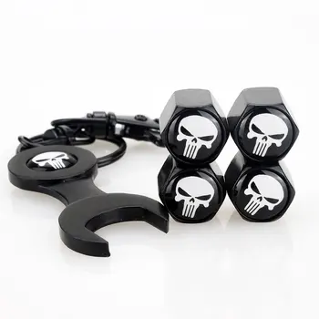 4pcs Skull Car Tire Wheel Valve Caps with 1pcs Wrench Car Keychain Holder for Motorcycle Bike Accessories for BMW 1 3 5 x1 x3 x5 
4pcs Skull Car Tire Wheel Valve Caps with 1pcs Wrench Car Keychain Holder for Motorcycle Bike Accessories for BMW 1 3 5 x1 x3 x5