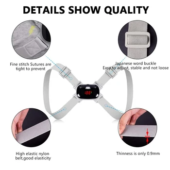 Posture Corrector for Kids Women Smart Posture Trainer with Intelligent Sensor Vibration Adjustable Upper Back Braces
Posture Corrector for Kids Women Smart Posture Trainer with Intelligent Sensor Vibration Adjustable Upper Back Braces