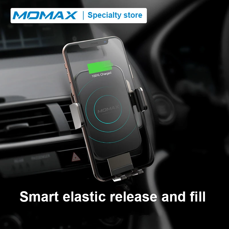 Momax CM11 mobile phone stand mobile phone wireless charging stand auto induction wireless charger auto induction air outlet
Momax CM11 mobile phone stand mobile phone wireless charging stand auto induction wireless charger auto induction air outlet