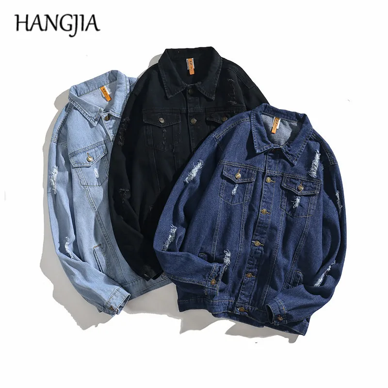Wash Hole Jeans Denim for Men Spring and Autumn European and American Denim Jackets and Coats Men's Casual Long-sleeved Clothes
Wash Hole Jeans Denim for Men Spring and Autumn European and American Denim Jackets and Coats Men's Casual Long-sleeved Clothes
