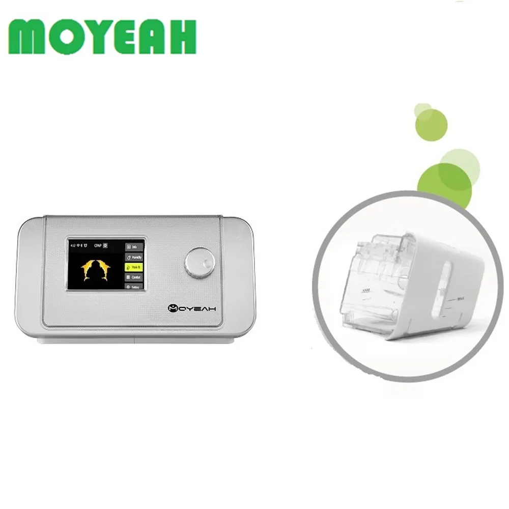 MOYEAH Auto BPAP BiPAP Machine with Humidifier Wifi Bluetooth Connected Ventilator With CPAP Mask Tubing For OSA patients Snore
MOYEAH Auto BPAP BiPAP Machine with Humidifier Wifi Bluetooth Connected Ventilator With CPAP Mask Tubing For OSA patients Snore