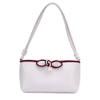 Fashion Women Handbag Simple Female Shoulder Bag Lady High Quality Daily Bag Imitation Leather Solid Color Bow Decoration White
Fashion Women Handbag Simple Female Shoulder Bag Lady High Quality Daily Bag Imitation Leather Solid Color Bow Decoration White