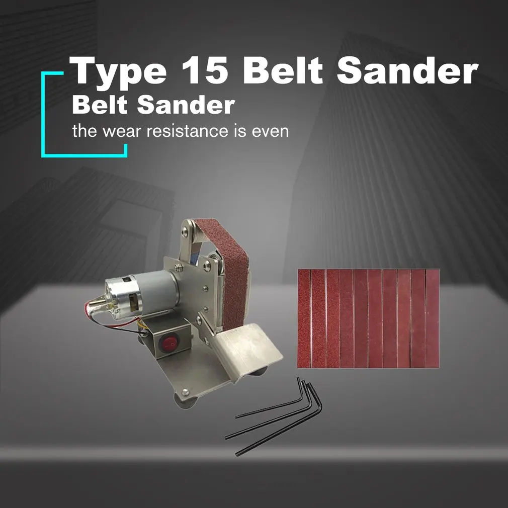 Multifunctional Grinder Mini Electric Belt Sander Polishing Grinding Machine Cutter Edges Sharpener Belt Grinder Sanding
Multifunctional Grinder Mini Electric Belt Sander Polishing Grinding Machine Cutter Edges Sharpener Belt Grinder Sanding