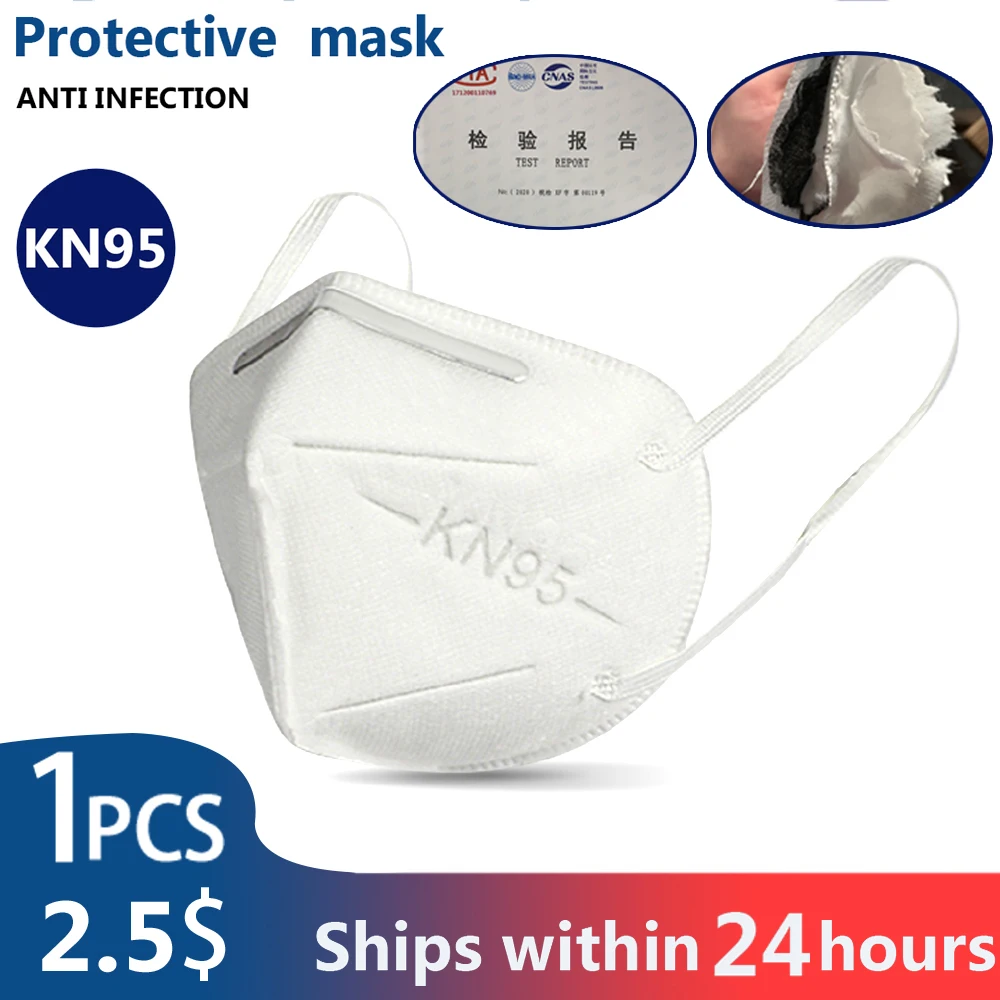 10/30/50PCS N95 Mask Non-woven Flu Anti Infection KN95 Masks Particulate Respirator PM2.5 Same Protective as KF94 FFP2
10/30/50PCS N95 Mask Non-woven Flu Anti Infection KN95 Masks Particulate Respirator PM2.5 Same Protective as KF94 FFP2