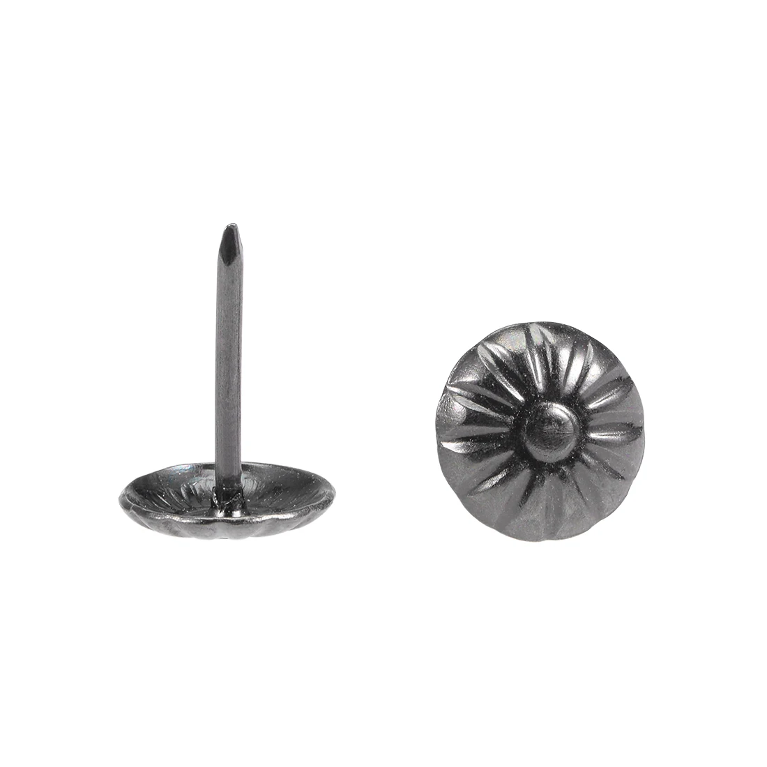 uxcell Upholstery Nails Tacks 7/16-Inch Head Dia Antique Round Thumb Push Pins Black 40 Pcs
uxcell Upholstery Nails Tacks 7/16-Inch Head Dia Antique Round Thumb Push Pins Black 40 Pcs