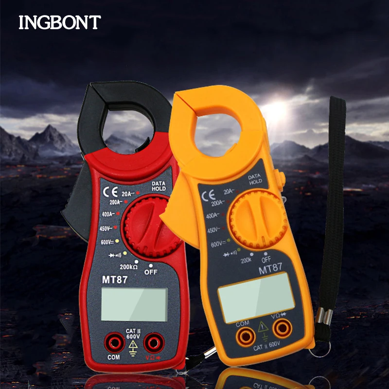 INGBONT High Precision AC/DC Current Digital Clamp Multimeter Resistance Electrical Ammeter Transistor Tester Contact Voltmeter
INGBONT High Precision AC/DC Current Digital Clamp Multimeter Resistance Electrical Ammeter Transistor Tester Contact Voltmeter