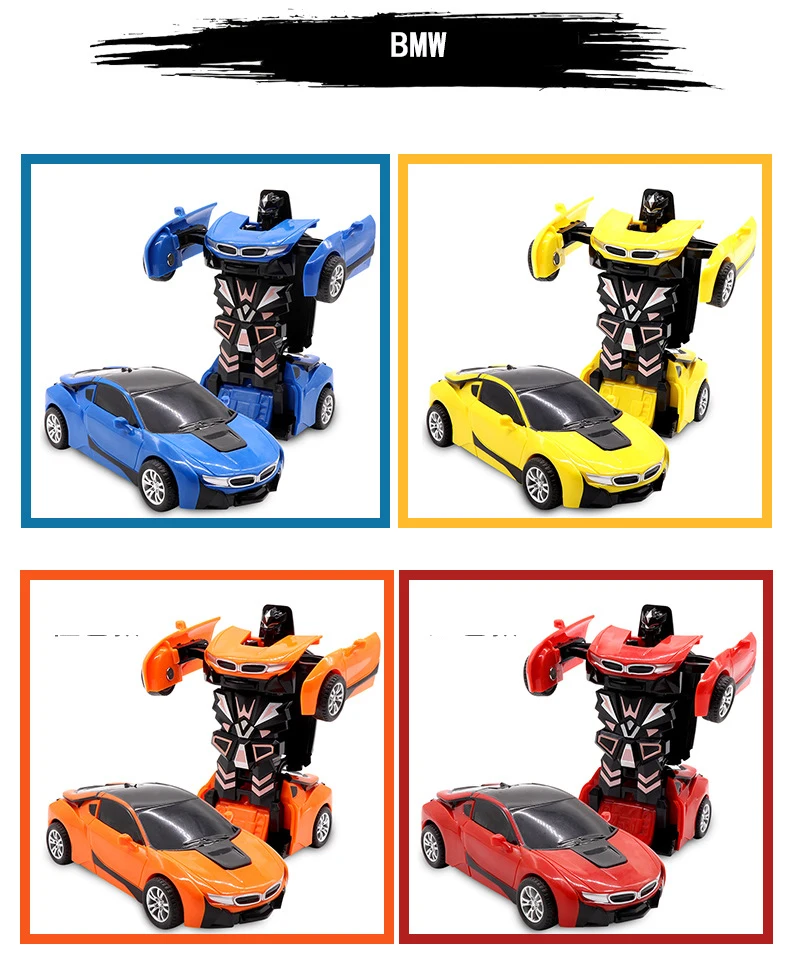 Children's Hot Toys Crash Deformation Car Truck Transformation Robots Kids Toy Cars Toddler For Boys 2-3-4-5-6-7 Years Old Gift