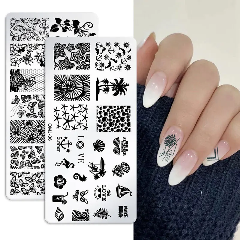 Nail Printing Template HD Pattern Christmas Tree Butterfly Square Template Nail Printing Graffiti Tool 6x12cm
Nail Printing Template HD Pattern Christmas Tree Butterfly Square Template Nail Printing Graffiti Tool 6x12cm