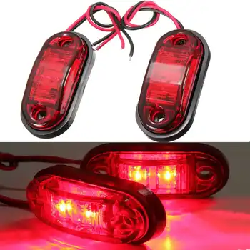 2pcs 12V 24V Trucl LED Side Marker Lights Car External Lights Warning Tail Light Lamps Trailer Truck Lorry
2pcs 12V 24V Trucl LED Side Marker Lights Car External Lights Warning Tail Light Lamps Trailer Truck Lorry