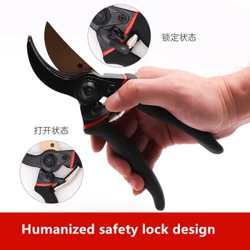 New Multi-purpose garden bypass pruning shears and fruit flower tree family cutter grafting garden scissors alloy steel black
New Multi-purpose garden bypass pruning shears and fruit flower tree family cutter grafting garden scissors alloy steel black