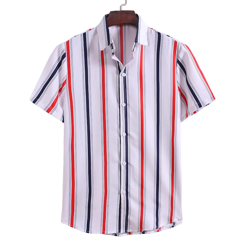 Men's Summer Hawaiian Shirt Tops Blouse Fashion Solid Color Short Sleeve Shirt Beach Blouses
Men's Summer Hawaiian Shirt Tops Blouse Fashion Solid Color Short Sleeve Shirt Beach Blouses