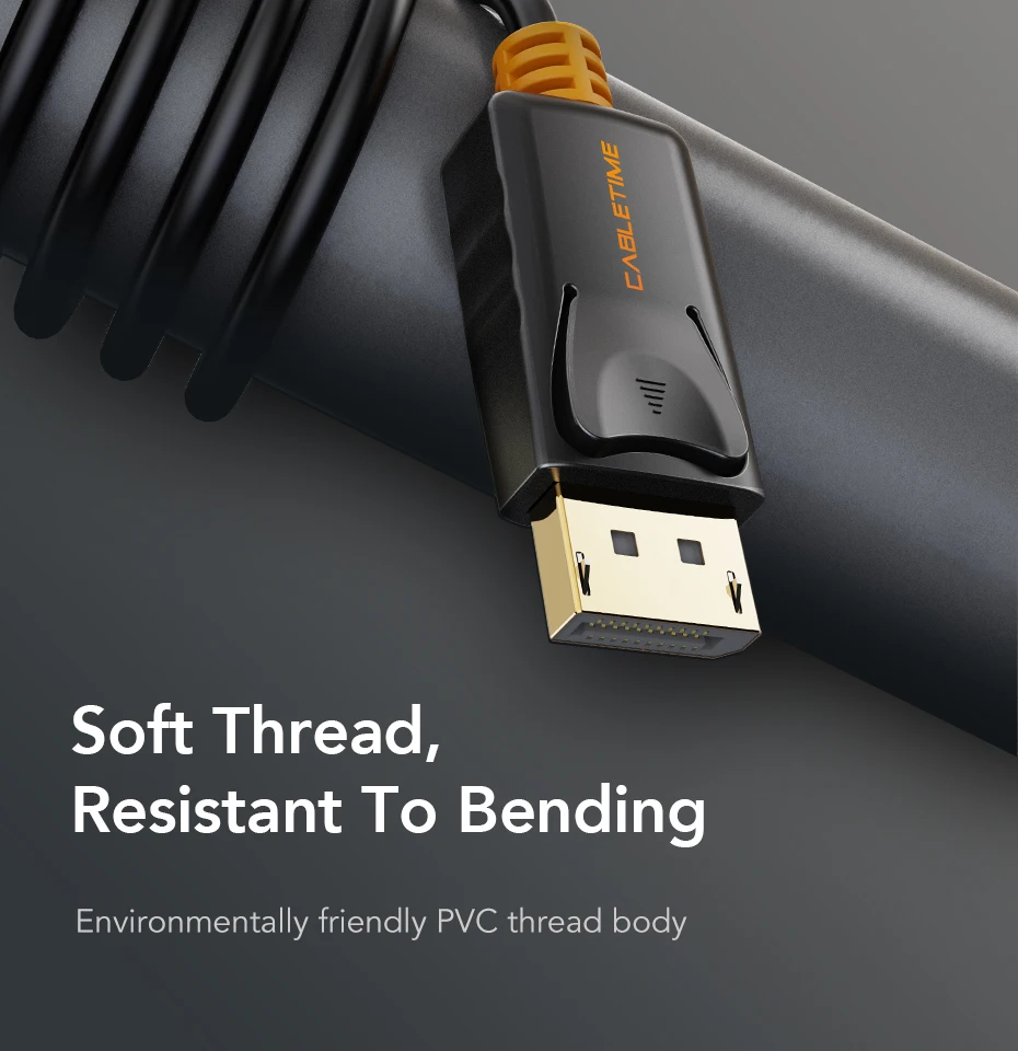 Video Display Port Cable 1.2 4K 60Hz DP for HDTV Projector Video Display Port Cable 1.2 4K 60Hz DP for HDTV Projector