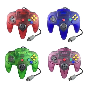 Clear Color Game Accessories Gamepad Wired Controller Joystick Joypad For Gamecube For Nintend N64 Controller
Clear Color Game Accessories Gamepad Wired Controller Joystick Joypad For Gamecube For Nintend N64 Controller