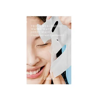 COSRX Hydrium Triple Hyaluronic Water Wave Sheet Mask 3ea Hyaluronic Acid Tight Rehydration Mask Pores Moisturizing Korean Mask
COSRX Hydrium Triple Hyaluronic Water Wave Sheet Mask 3ea Hyaluronic Acid Tight Rehydration Mask Pores Moisturizing Korean Mask