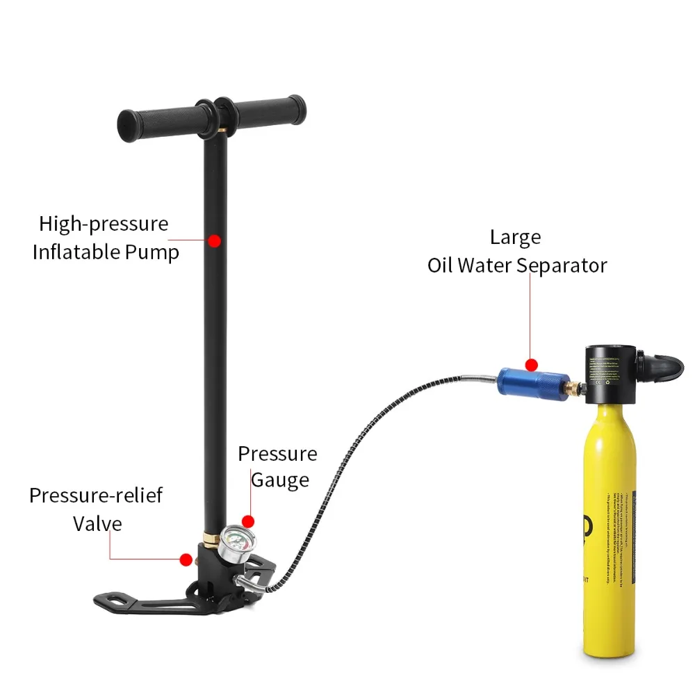 DIDEEP Diving System Mini Scuba Air Tank Scuba Oxygen Cylinder Reserve Air Tank bucear Snorkeling Diving Equipment Tauchflaschen DIDEEP Diving System Mini Scuba Air Tank Scuba Oxygen Cylinder Reserve Air Tank bucear Snorkeling Diving Equipment Tauchflaschen