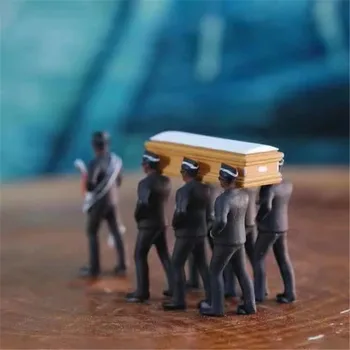 8/6 Pcs Set Blacks Carry The Coffin Team Dance Figure Blacks Carry The Coffin Action Funeral Dancing Team Figure Table Decor
8/6 Pcs Set Blacks Carry The Coffin Team Dance Figure Blacks Carry The Coffin Action Funeral Dancing Team Figure Table Decor
