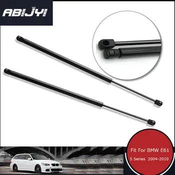 2PCS Car Rear Gas Tailgate Boot Lift Support Struts Car Rear Trunk Gas Spring Bracket For BMW 5 Series E61 2004-2010