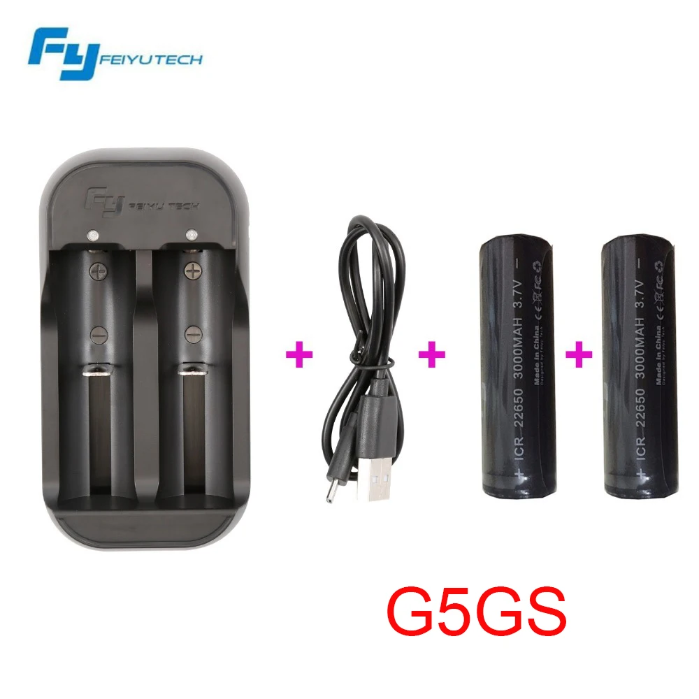 (In stock) Feiyutech Original 22650 3000mAh Battery+Charge For Fy Feiyu G5GS Gimbal Handheld Stabilizer