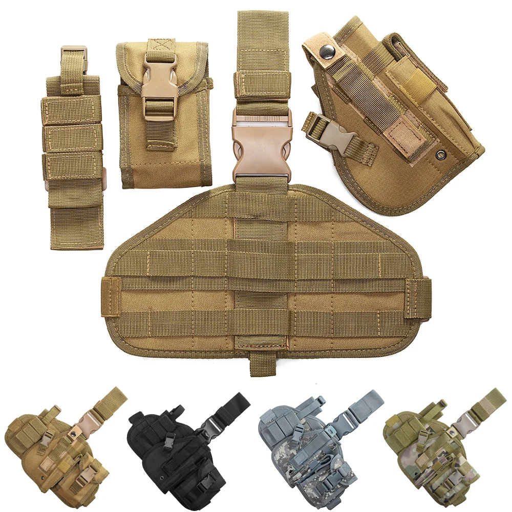 Outdoor Military Tactical Pockets Thigh Holster Pouch Fits Mountain Climb Leg Pocket Portable Phone Hunting Shooting Package D30
Outdoor Military Tactical Pockets Thigh Holster Pouch Fits Mountain Climb Leg Pocket Portable Phone Hunting Shooting Package D30